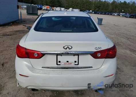 2015 Infiniti Q50 Hybrid Premium z USA, uszkodzony, nr VIN JN1AV7AP9FM790865